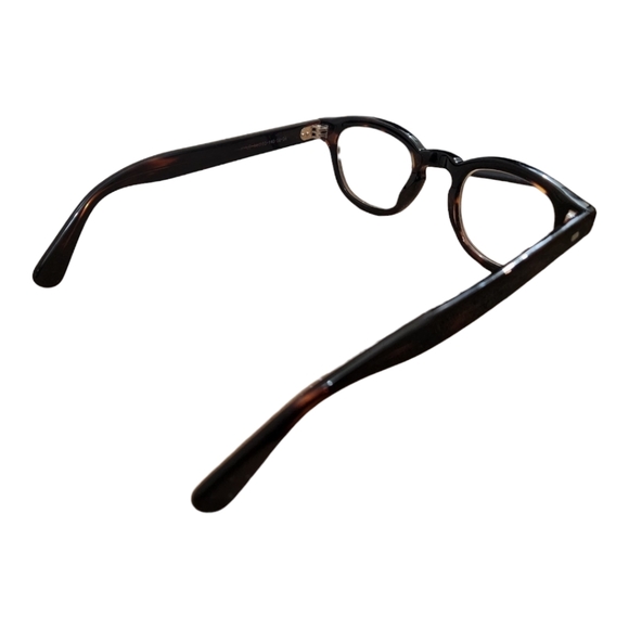 Entourage of 7 Men's Eyeglass Frames, Black Tortoise - Picture 4 of 8